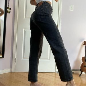 🌼✨Levi’s Ribcage Straight Ankle Jeans Black Wash